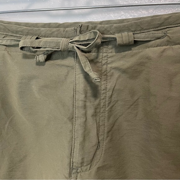 Columbia Olive Green Hiking Drawstring Shorts Size Medium - Picture 5 of 8